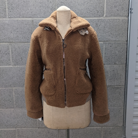 New XS Collection B Teddy Bomber Camel color - Picture 2 of 10